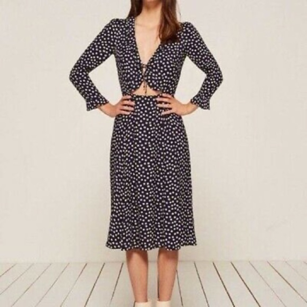 Reformation Daisy Cut Out Dress